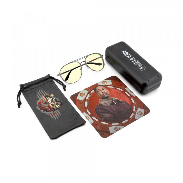 Gunnar Fallout Brotherhood of Steel Gunmetal (Amber Lens Tint)  